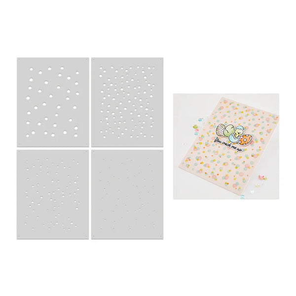 Hero Arts Layering Stencil Set - Confetti
