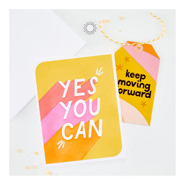 Hero Arts Layering Stencils - Yes You Can