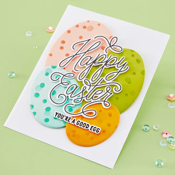 Hero Arts Letterpress + Foil & Cut - Happy Easter