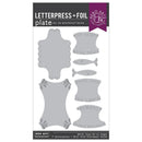 Hero Arts Letterpress + Foil Registration Set - Glad We‚Äôre Tight