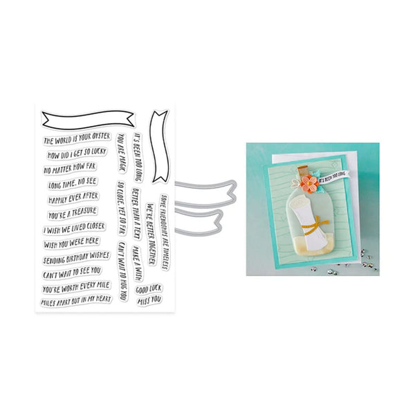 Hero Arts Stamp & Cut Set - Banner Days