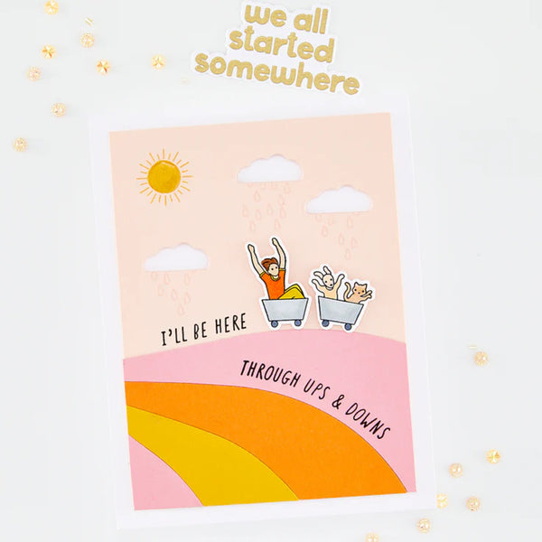 Hero Arts Stamp & Cut Set - Wild Ride