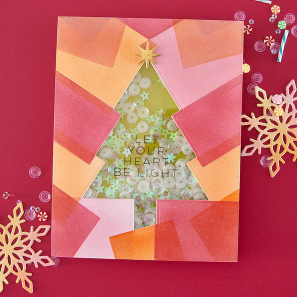 Hero Arts Very Merry Stylish Etched Die Set - Festive Tree