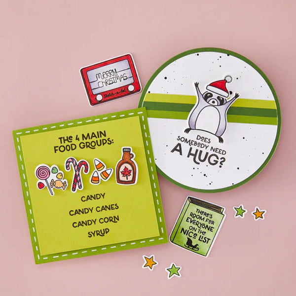 Hero Arts Yule Fuel Clear Stamp Set - Santa Fuel