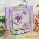 Hunkydory A Year of Flowers Aster Luxury Topper Sheet - September