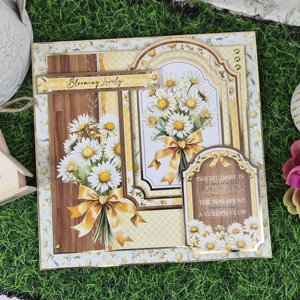 Hunkydory A Year of Flowers Daisy Luxury Topper Sheet - April