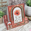 Hunkydory A Year of Flowers Poppy Luxury Topper Sheet - August