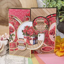 Hunkydory A Year of Flowers Rose Luxury Topper Sheet - June