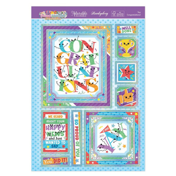 Hunkydory Yay Congratulations! Luxury Topper Set