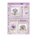Hunkydory A Year of Flowers Aster Luxury Topper Sheet - September