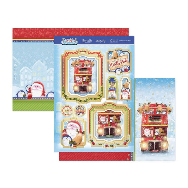 Hunkydory Cutest Christmas Luxury Topper Set - Santa‚Äö√Ñ√¥s On His Way!