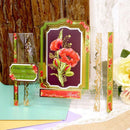 Hunkydory Everlasting Poppies Luxury Foiled Acetate