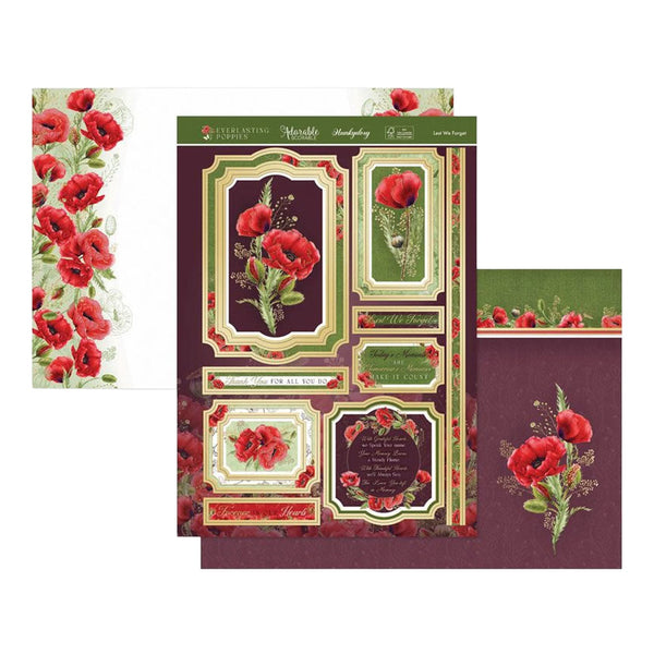 Hunkydory Everlasting Poppies Luxury Topper Set - Lest We Forget