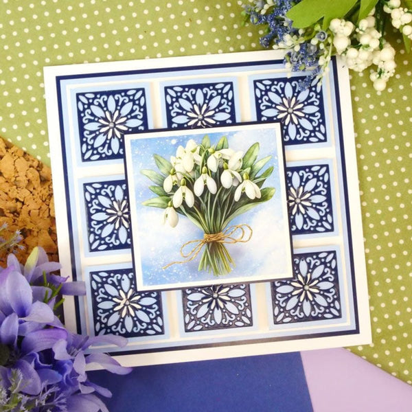 Hunkydory Moonstone Dies - Layering Square Tile