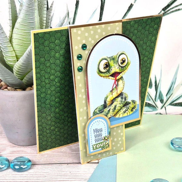 Hunkydory Quirky Animals 8" x 8" Paper Pad