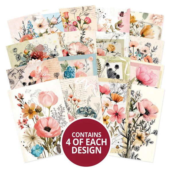 Hunkydory Sketchbook Florals Pocket Pad