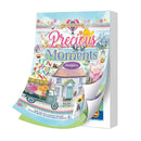 Book titled 'The Little Book of Precious Moments' with colorful illustrations on a white background