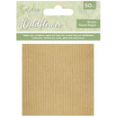 Crafter's Companion Nature's Garden Wildflower Parcel Paper 50/Pkg Brown*