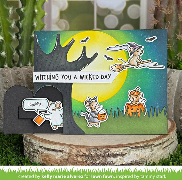 Lawn Fawn Clear Stamp Set - Halloween Mice