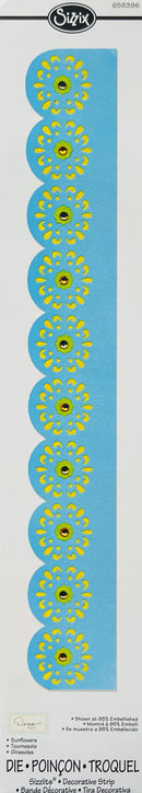 Sizzix Sizzlits Decorative Strip Die - Sunflowers