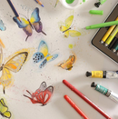 Canson Imagine White Mixed Media Pad - Light Grain 200gsm A5 - 50 Sheets