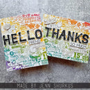 Tim Holtz Cling Stamps 7"X8.5" Hodgepodge