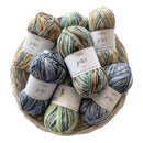 Fiddlesticks Jester 4ply Sock Yarn 50g -  Mustard-Rust