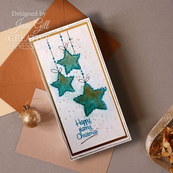 Woodware Clear Stamp 4"x 6" - Paintable Shapes - Stars*