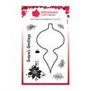 Woodware Clear Stamp 4"x 6" - Paintable Shapes - Fancy Drop*