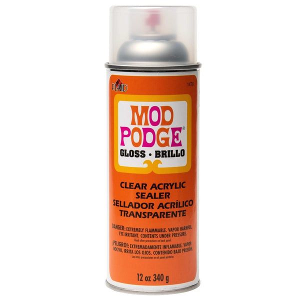 Mod Podge Clear Acrylic Aerosol Sealer 12oz/340g - Gloss