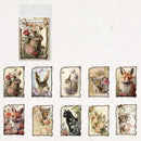 Poppy Crafts Burnt Edge Scrap Paper Pack - Wildlife Garden