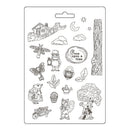 Stamperia Soft Maxi Mould A4 - Hidden Grove