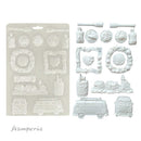 Stamperia Soft Maxi Mould A4 - Silent Sea