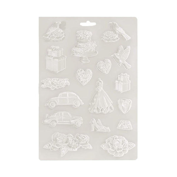 Stamperia Soft Maxi Mould A4 - Timeless