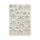 Stamperia Silicone Mold A5 - Gear Up For Christmas - Stars