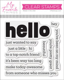 My Favorite Things Paper Pad 6"x 6" - Essential Rainbow: Hello