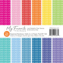 My Favorite Things Paper Pad 6"x 6" - Essential Rainbow: Hello