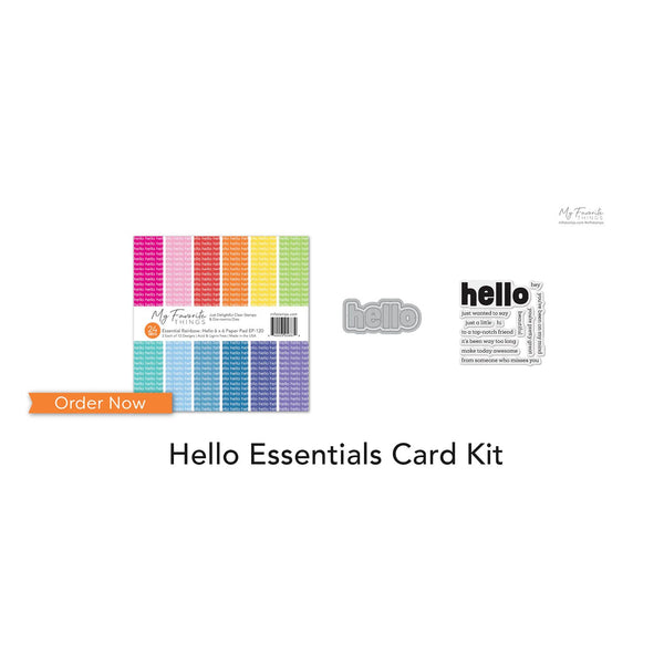 My Favorite Things Essentials Card Kit - Hello