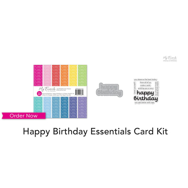 My Favorite Things Essentials Card Kit - Happy Birthday