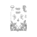 Katkin Krafts Clear Stamp - Woodland Floor 6" x 8"*