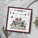 Katkin Krafts Clear Stamp Set 6"x 8" - Herbaceous Border