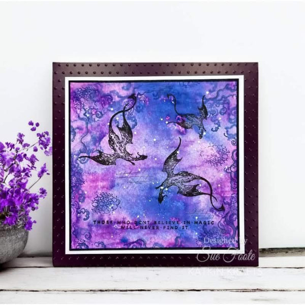 Katkin Krafts Clear Stamp Set 6"x 8" - Dragon's Breath