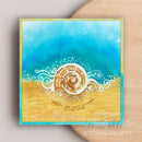 Katkin Krafts Clear Stamp Set 6"x 8" - Nautical Coquille