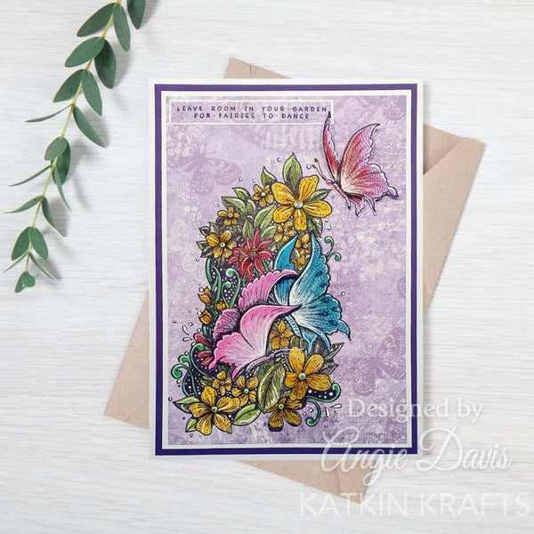 Katkin Krafts Clear Stamp Set 6"x 8" - Be-You-Tiful