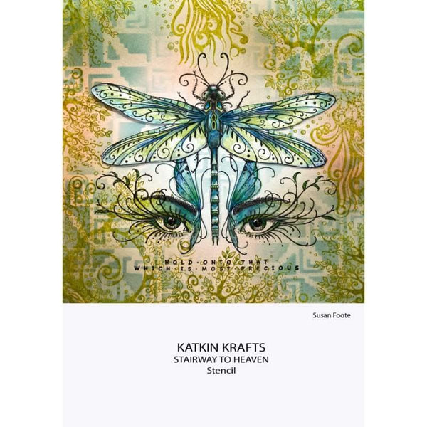Katkin Krafts Stencil 7"x 7" - Stairway To Heaven*