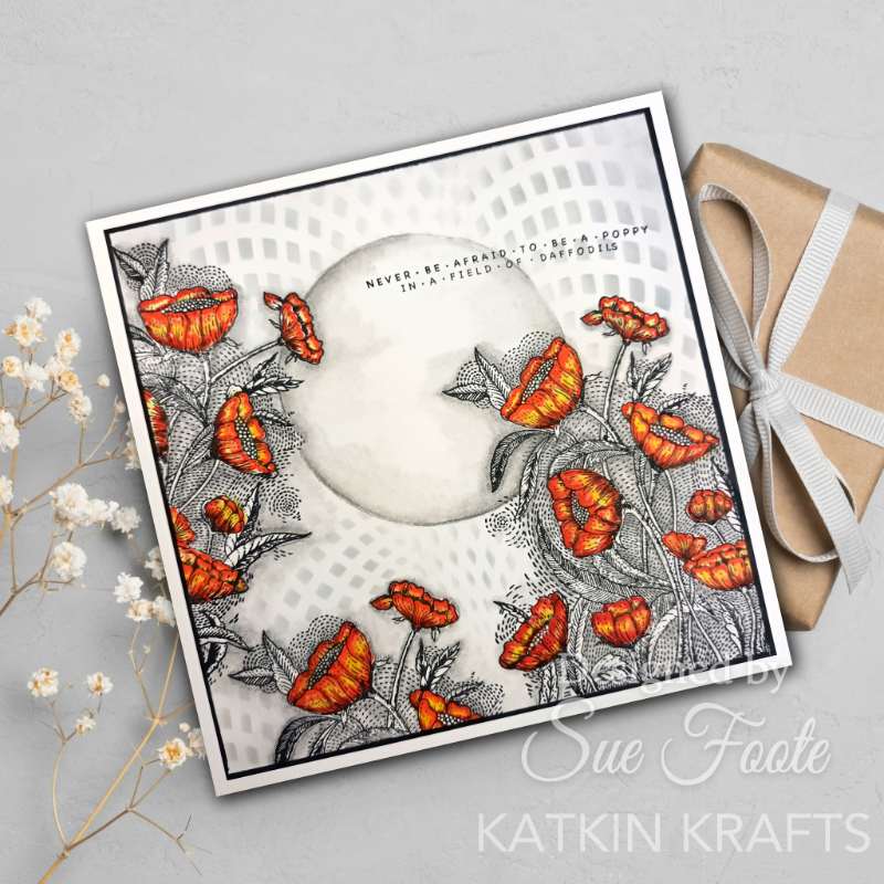 Katkin Krafts Stencil 7"x 7" - Krafts Kaleidoscope*