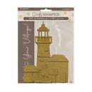 Stamperia Crafty Shapes - Silent Sea - Lighthouse Landscape