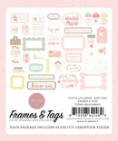 Echo Park Paper Little Lullabies - Baby Girl Frames & Tags