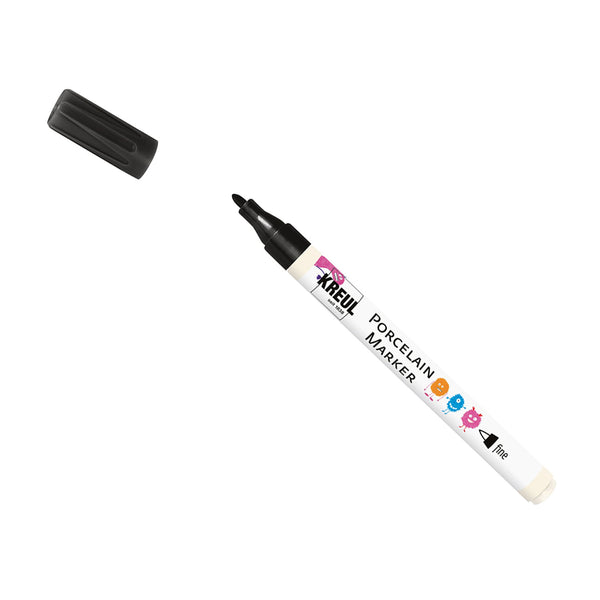 Kreul porcelain marker with cap on a white background