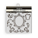Stamperia Stencil 7"x 7" - House of Roses - Border with Frame